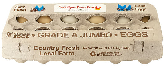 Farm Fresh Pasture-Raised Eggs – One Dozen (Local Pickup Only)
