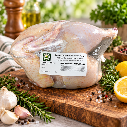 PRE-ORDER – Fresh Pasture-Raised Cornish Hen 1–2 lbs Each, Soy-Free & Corn-Free, Pickup Starting October 29
